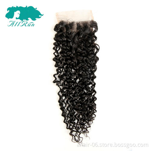 cheap 4*4 quality virgin peruvian human deep wave hair bundles